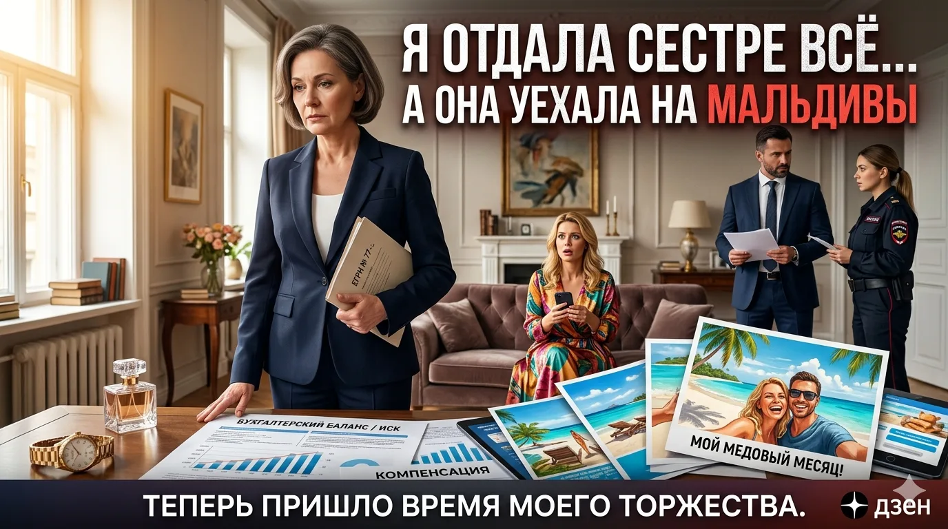 ## «Я отдала сестре последние сбережения на "спасение жилья", а через неделю увидела её на Мальдивах. Теперь она узнает, на что способна вдова полковника, когда у неё отнимают веру в семью»